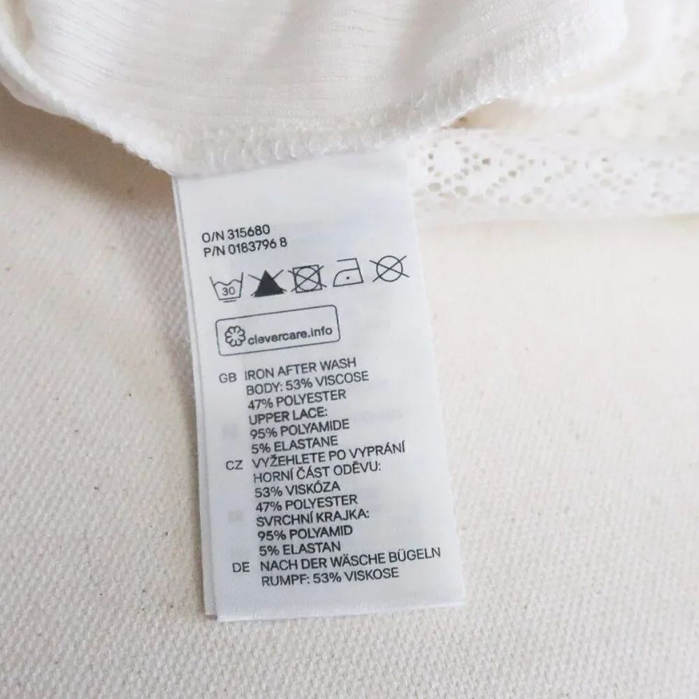 H&M Ribbed Women's Top Size M - Picture 7 of 10
